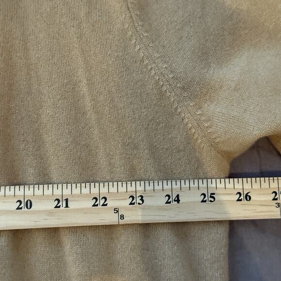 The Common's Men's 100% Cashmere Sweater Brown Camel Crewneck Size XXL - Picture 6 of 7